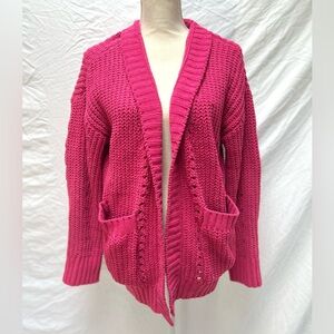 AMERICAN EAGLE Slouchy Chenille Cardigan Sweater Small